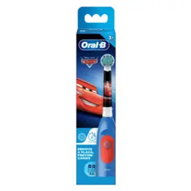 Escova de Dente Elétrica Infantil Oral B Disney Pixar Carros 1 Unidade + 2 Pilhas AA