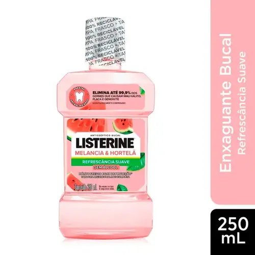 Antisséptico Bucal Listerine Melancia e Hortelã 250ml