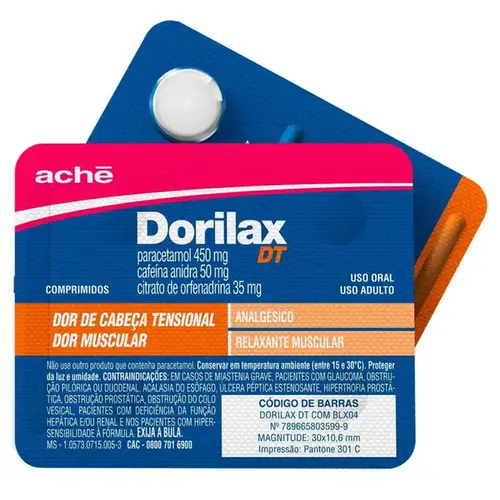 Dorilax DT 4 Comprimidos - Aché