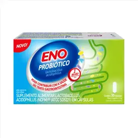 Eno Probiótico para Saúde Gastrointestinal 30 Cápsulas