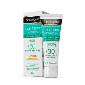 Protetor Solar Facial Neutrogena Sun Fresh Derm Care Sem Cor FPS30 40g