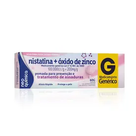 Pomada para Assadura Neo Química Nistatina + Óxido de Zinco 60g