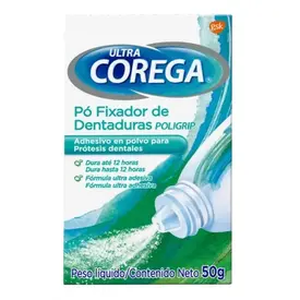 Pó Fixador de Dentadura Corega Ultra 50g