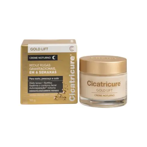 Creme Facial Antissinais Cicatricure Gold Lift Noturno 50g