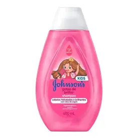 Shampoo Infantil Johnson's Baby Gotas de Brilho 400ml