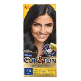 Tintura de Cabelo Cor&Ton 2.0 Preto 1 Unidade