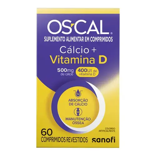 Mobility Oscal D 400UI + 500mg - 60 Comprimidos