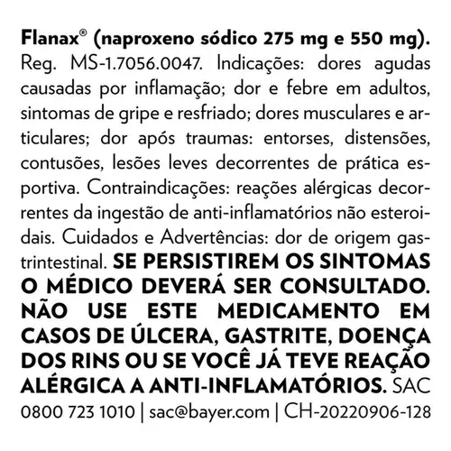 Flanax 275mg 2 Comprimidos
