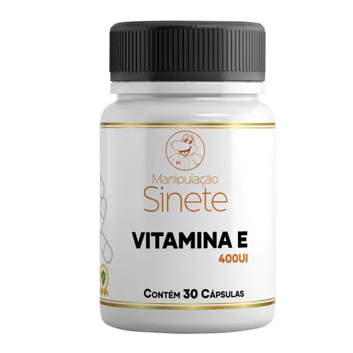 Vitamina E 400UI 30 Cápsulas - Manipulação Sinete