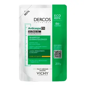 Shampoo Vichy Dercos Anticaspa DS Intensivo Cabelos Secos Refil 200g