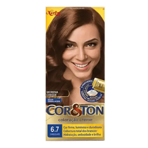 Tintura de Cabelo Cor&Ton 6.7 Chocolate 1 Unidade