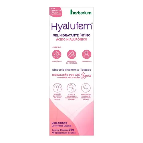 Gel Hidratante Intravaginal Hyalufem 24g