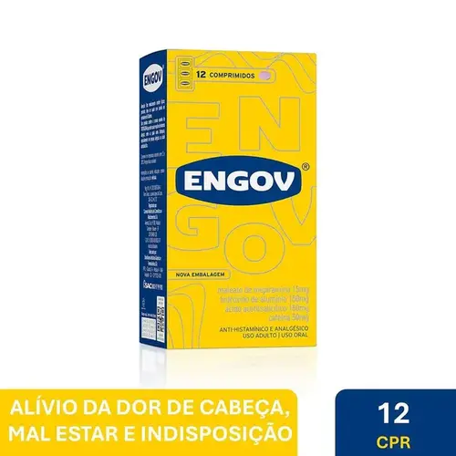 Engov 12 Comprimidos