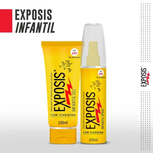 Repelente Infantil Exposis com Icaridina Spray 100ml
