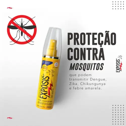 Repelente Infantil Exposis com Icaridina Spray 100ml