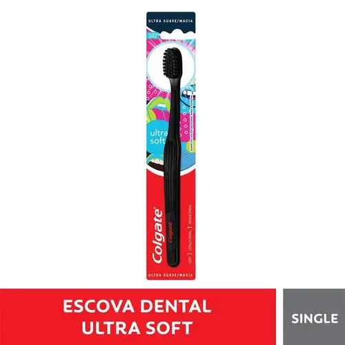 Escova de Dente Colgate Ultra Soft Macia 1 Unidade - Cores Sortidas