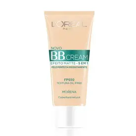 Base L'Oréal Paris BB Cream Efeito Matte 5 em 1 - Pele Morena FPS50 - 30ml