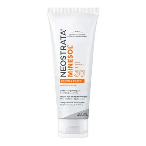 Protetor Solar NeoStrata Minesol Corpo e Rosto FPS30 200ml