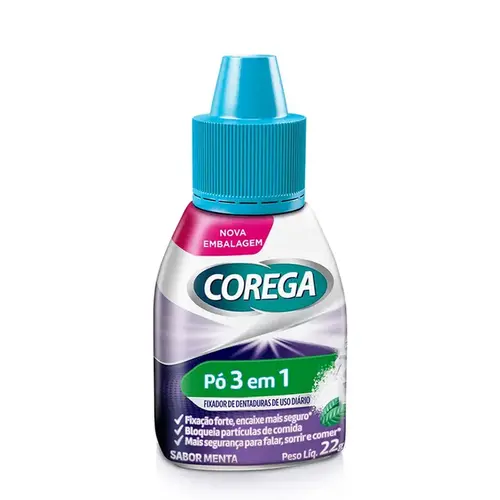 Pó Fixador de Dentadura Corega 22g