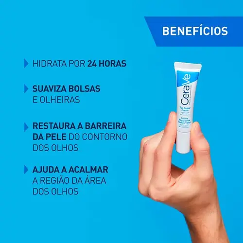 Creme Reparador para os Olhos CeraVe 14ml
