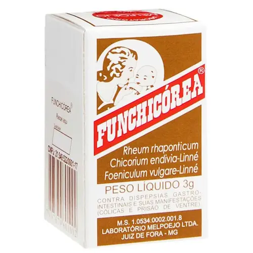 Funchicórea 95,15mg/g com 3g