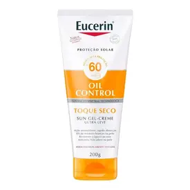 Protetor Solar Corporal Eucerin FPS 60 Sun Oil Control Toque Seco 200ml Loção