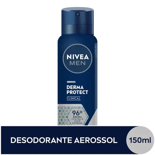 Desodorante Nivea Men Clinical Derma Protect Aerosol Masculino 150ml