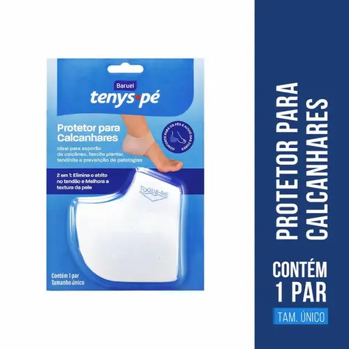 Protetor para Calcanhar em Gel Baruel Tenys Pé Tamanho Único