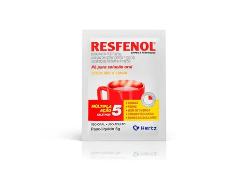 Resfenol Sachê - Sabor Mel e Limão 5g
