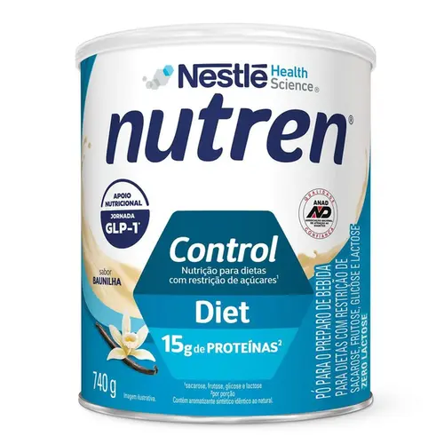 Complemento Alimentar Nutren Control Baunilha 740g