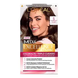 Tintura de Cabelo Imédia Excellence Creme 5 Castanho Claro L'Oréal Paris 1 Unidade