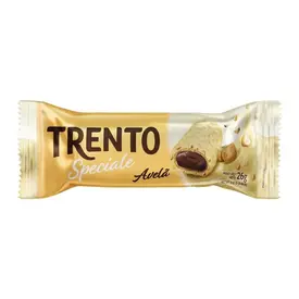 Chocolate Wafer Trento Branco Avelã Speciale 26g