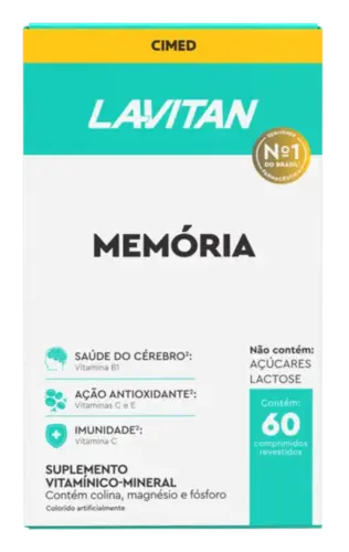 Lavitan Memória com 60 Comprimidos - Cimed