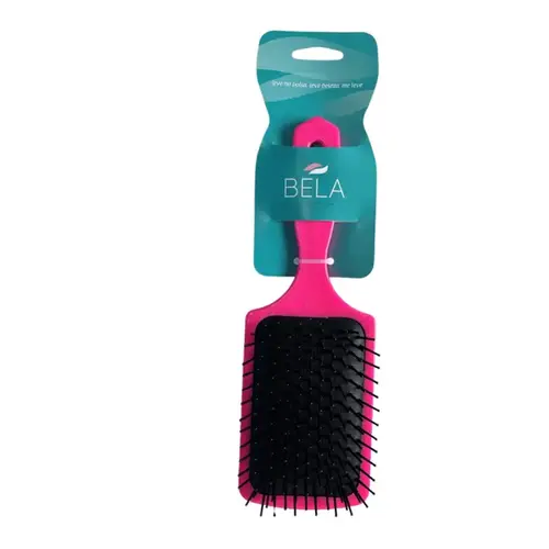 Escova de Cabelo Bela Collection - Raquete Almofadada - 1 Unidade
