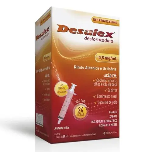 Desalex - Desloratadina 0,5mg/ml Xarope com 60ml