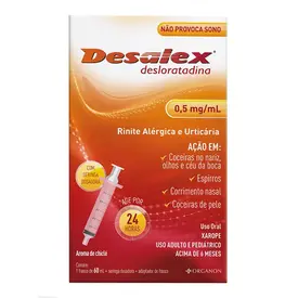 Desalex - Desloratadina 0,5mg/ml Xarope com 60ml