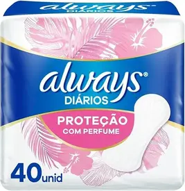Protetor Diário Always Respirável 40 Unidades