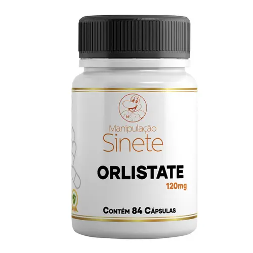Orlistate 120mg 84 Cápsulas - Manipulação Sinete