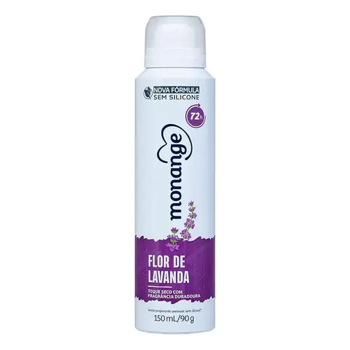 Desodorante Monange Flor de Lavanda Aerosol Feminino 150ml