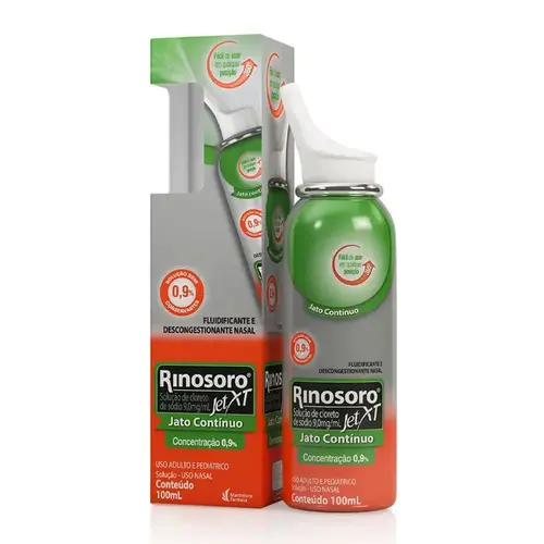 Rinosoro Jet XT 9mg/ml - Spray Nasal com 100ml