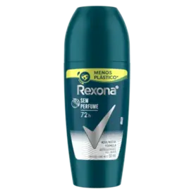 Desodorante Rexona Men sem Perfume Roll On Masculino 50ml