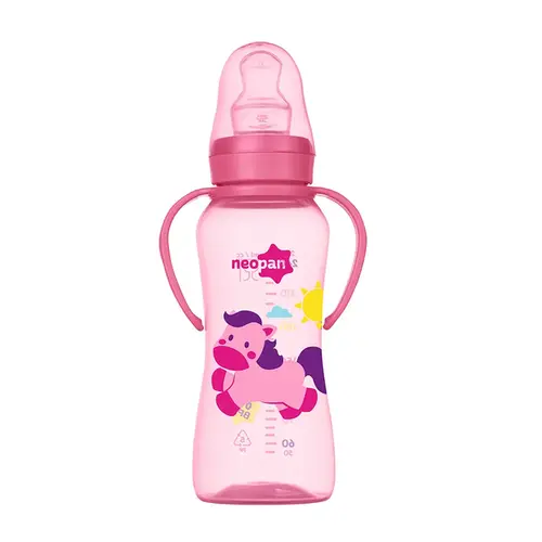 Mamadeira Neopan Criativa Bico Ortodôntico Rosa 250ml