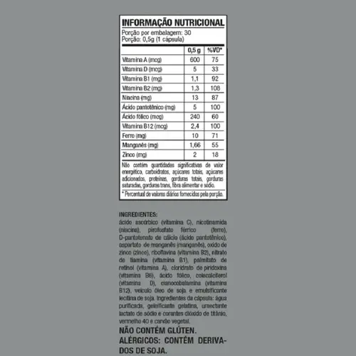 Polivitamínico Biomult Mulher 30 Comprimidos