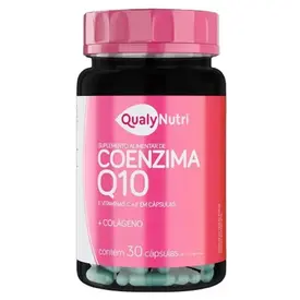 Coenzima Q10 30mg com Colágeno 30 Cápsulas - QualyNutri