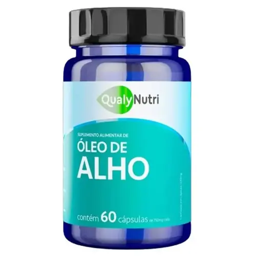 Óleo de Alho 500mg 60 Cápsulas - Qualy Nutri