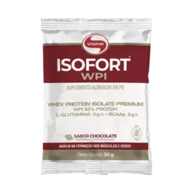 Whey Protein - Isofort Sabor Chocolate - 1 Sachê 30g - Vitafor