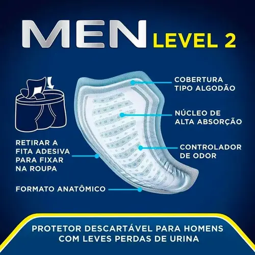 Absorvente Geriátrico Tena Homem Level 2 10 Unidades