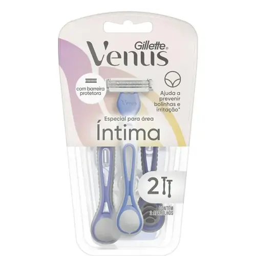Aparelho de Depilação Gillette Venus Íntima 2 Unidades