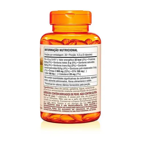 Ômega 3 Fish Oil 1000mg Sundown 60 Cápsulas