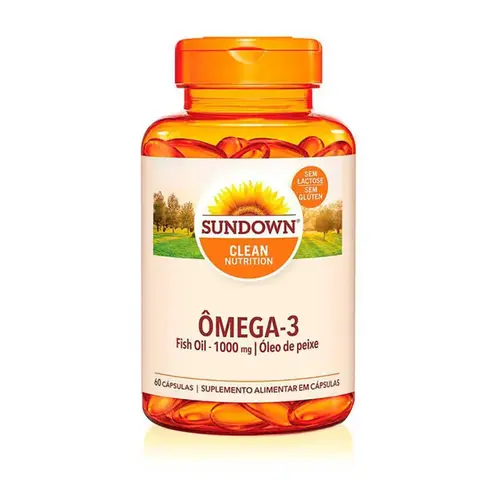 Ômega 3 Fish Oil 1000mg Sundown 60 Cápsulas